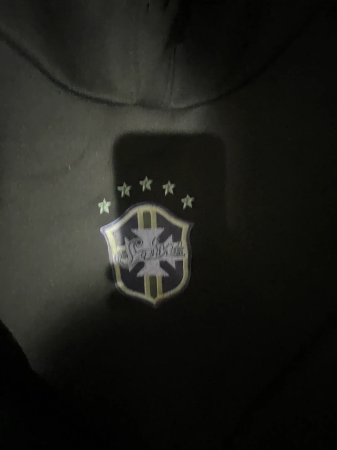 Brazil Soccer Hoodie - Black( BEST OFFER) - photo 2