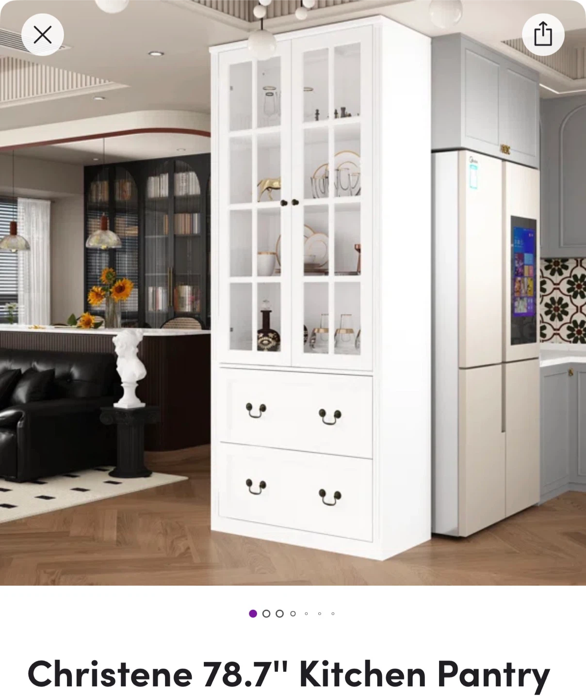 Christene 78.7" Kitchen Pantry - New in Box! - photo 3