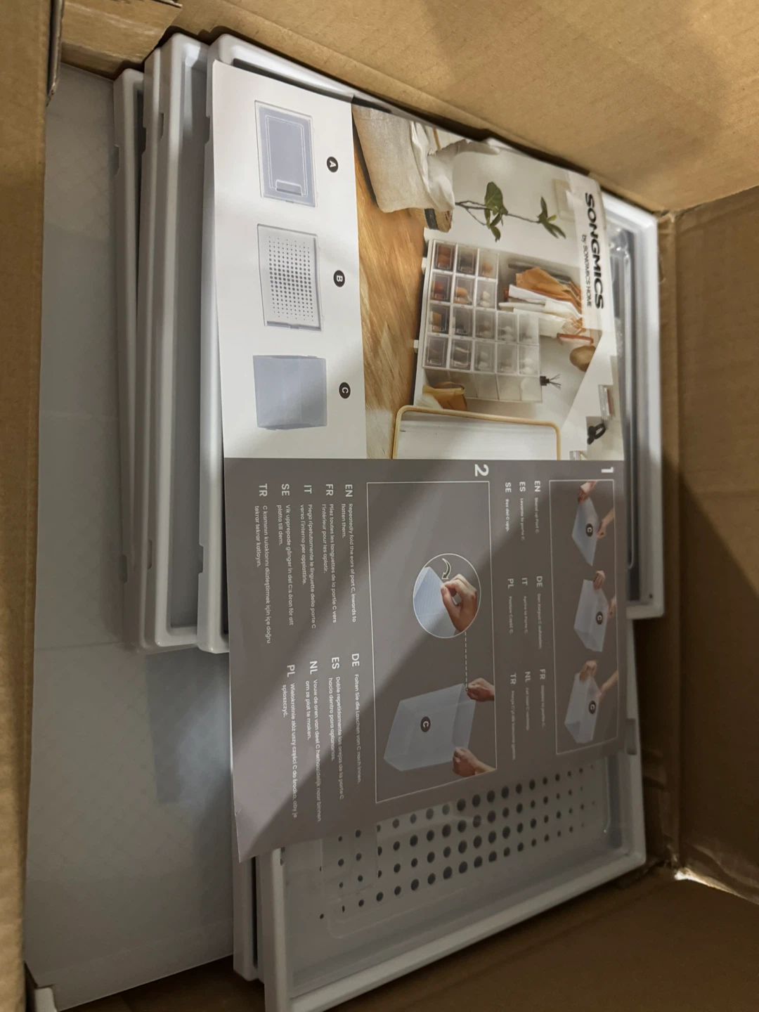 SONGMICS Shoe Box Clear Plastic (Set of 12) - photo 3