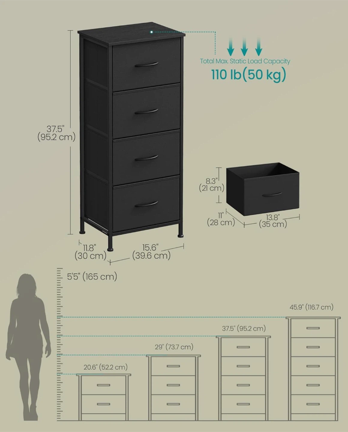 Brand new SONGMICS Dresser for Bedroom - photo 2