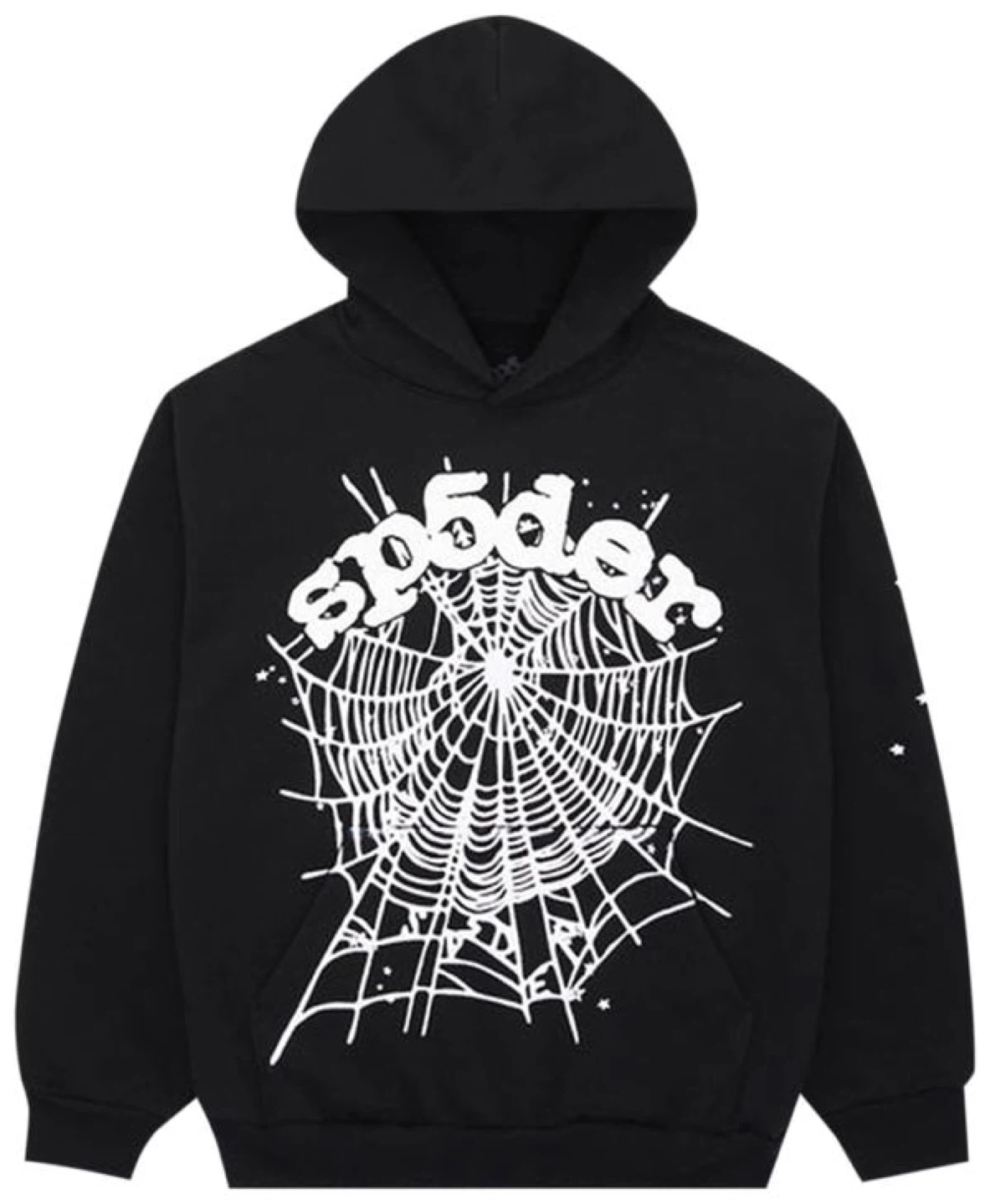 Sp5der Black Hoodie