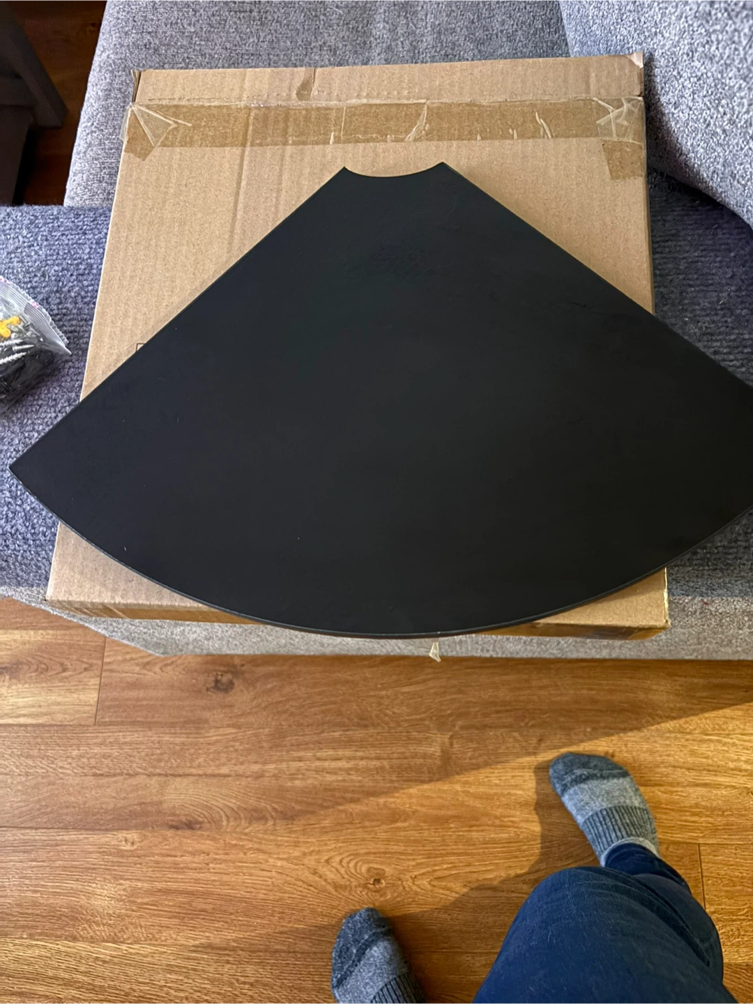 JJL Corner Shelf - Black, New in Box