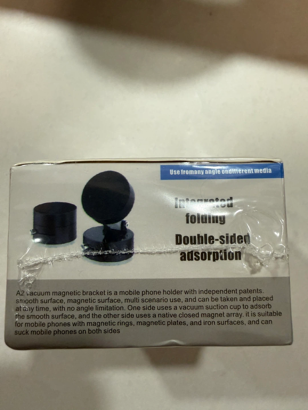 Vacuum Magnetic Phone Stand A2 - Black