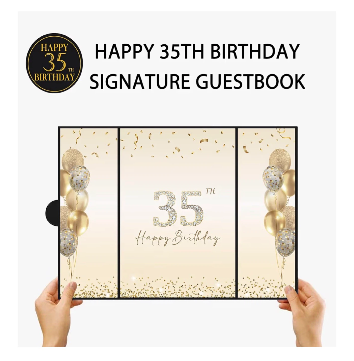 Happy 35th Birthday Signature Guestbook - photo 2