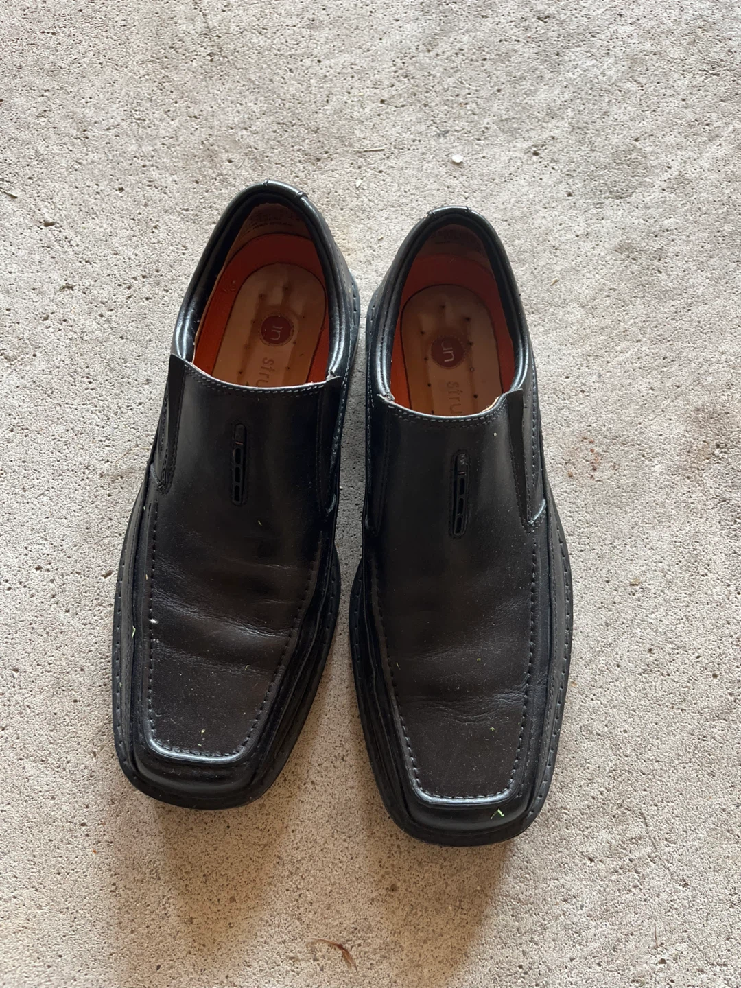 JM Stratus Black Leather Slip-On Shoes - photo 2
