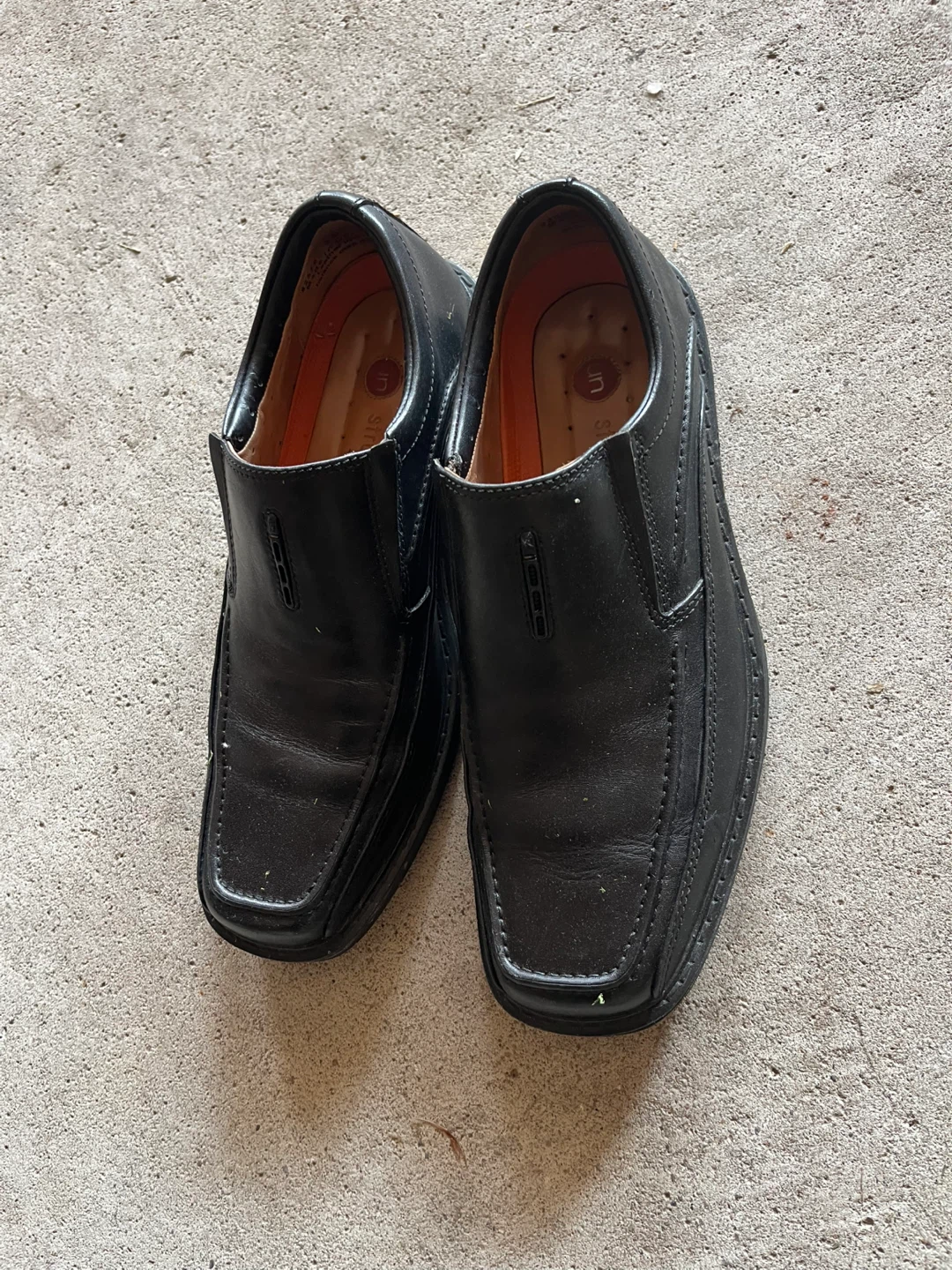 JM Stratus Black Leather Slip-On Shoes - photo 3