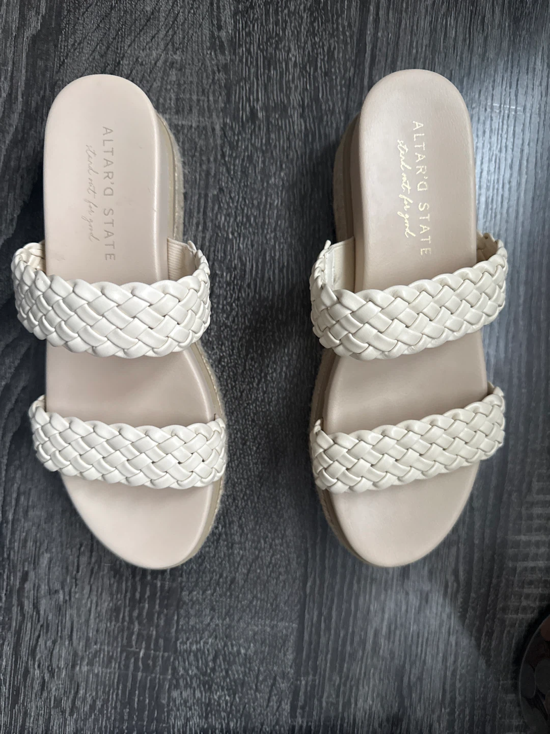Altar'd State Braided Sandals - Size 7.5