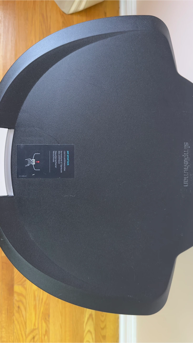 UNUSED - simplehuman 50L Black Step Trash Can - photo 2