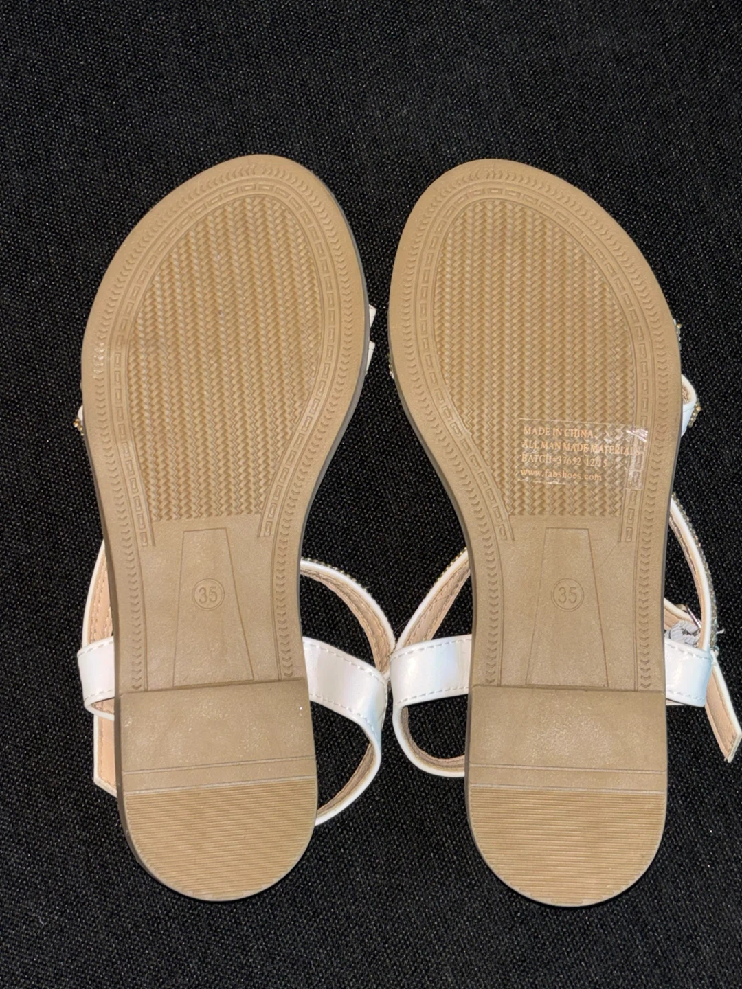 Gabby Marie White Sandals - Size 3 Kids - photo 3