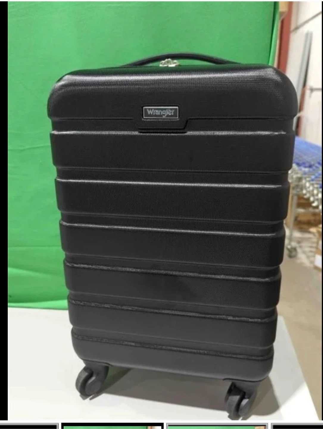 Wrangler Black Carry-On Suitcase 20 inch’s - photo 2