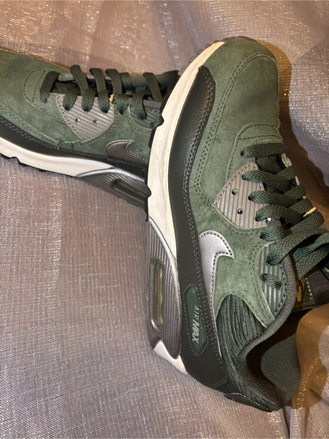 Nike Air Max 90 Green Sneakers - photo 4