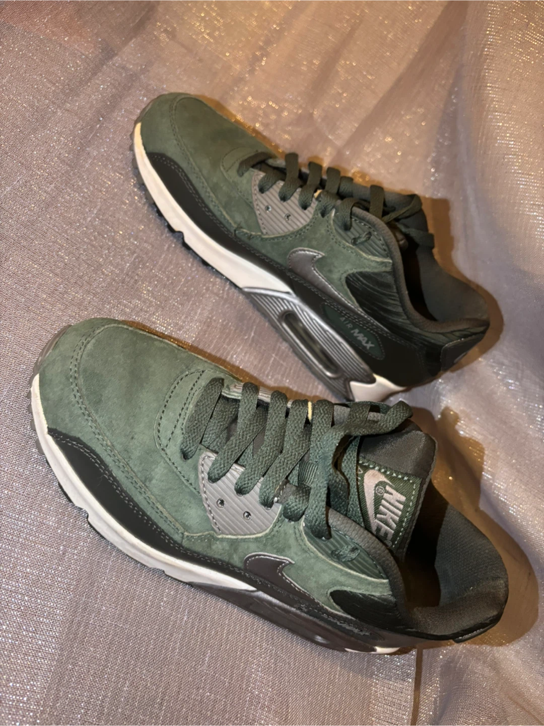 Nike Air Max 90 Green Sneakers - photo 2