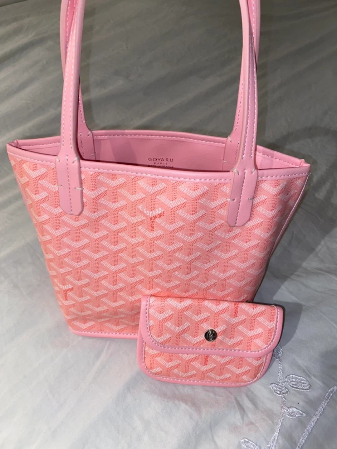 Goyard Mini Pink Tote