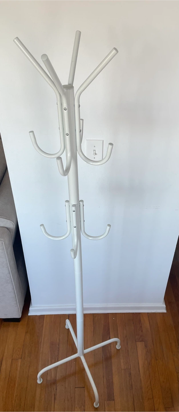 White Coat Rack