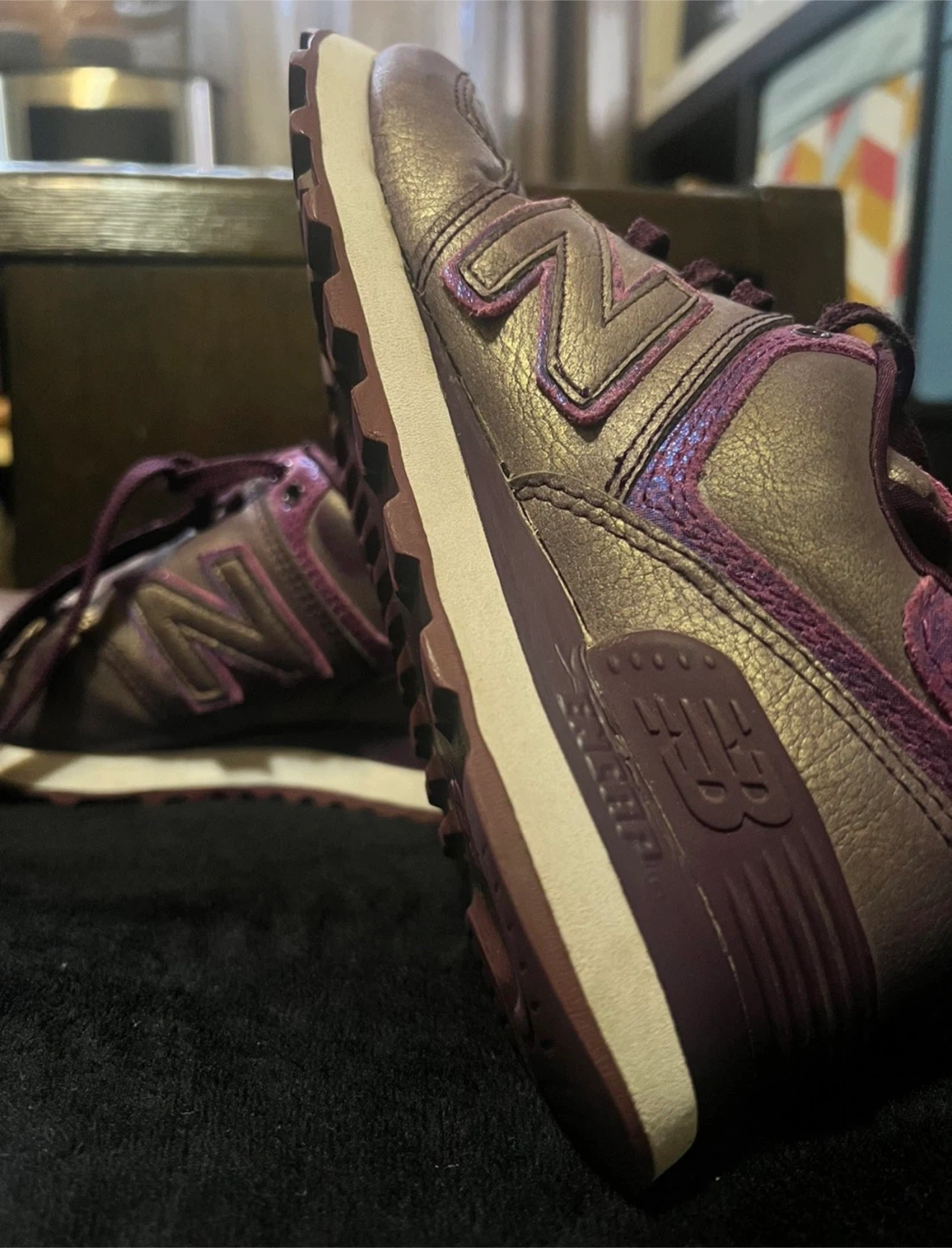 New Balance 574 Purple/Grey - Women's Size 6
