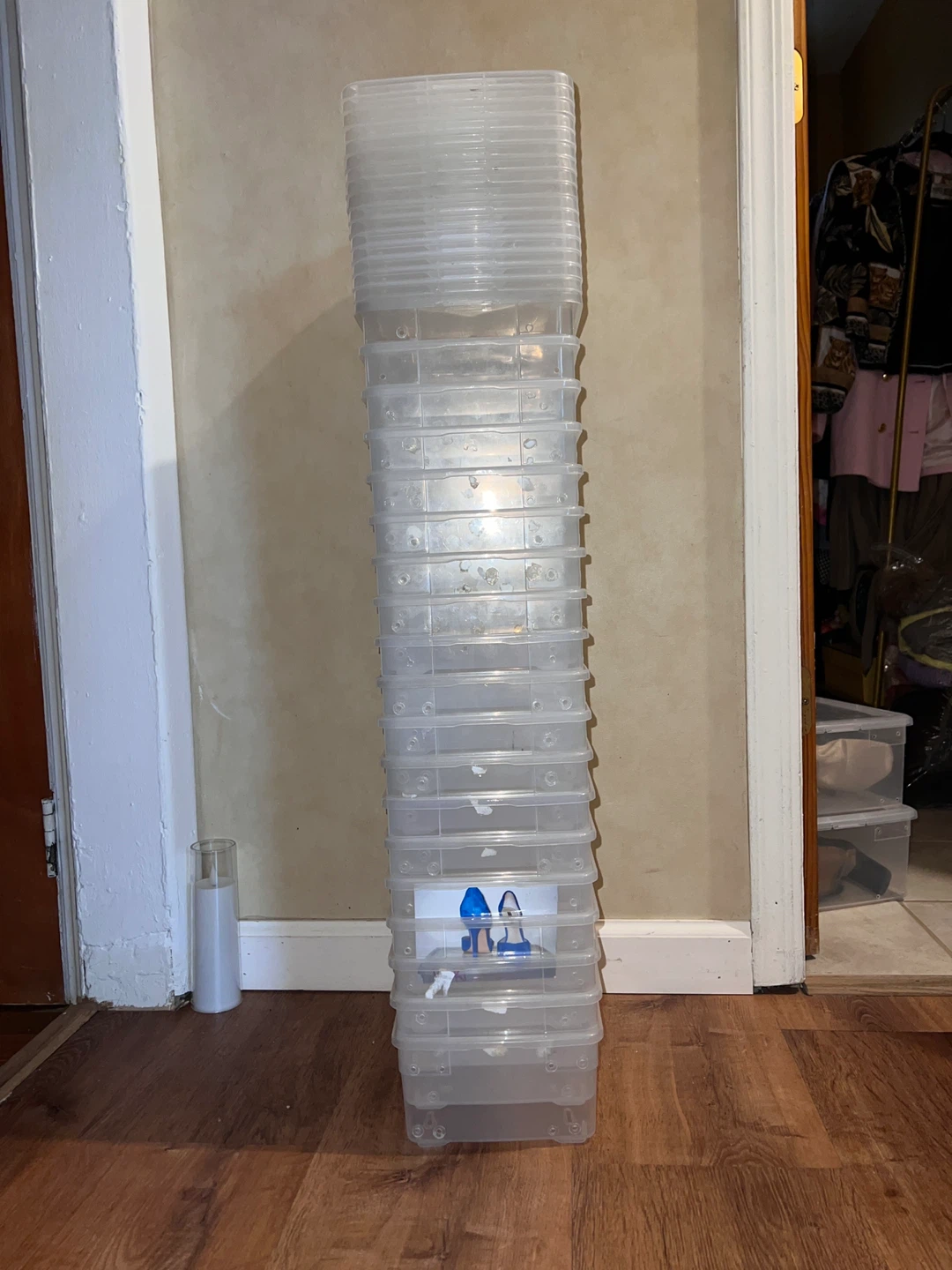 Clear Plastic Shoe Containers - photo 2