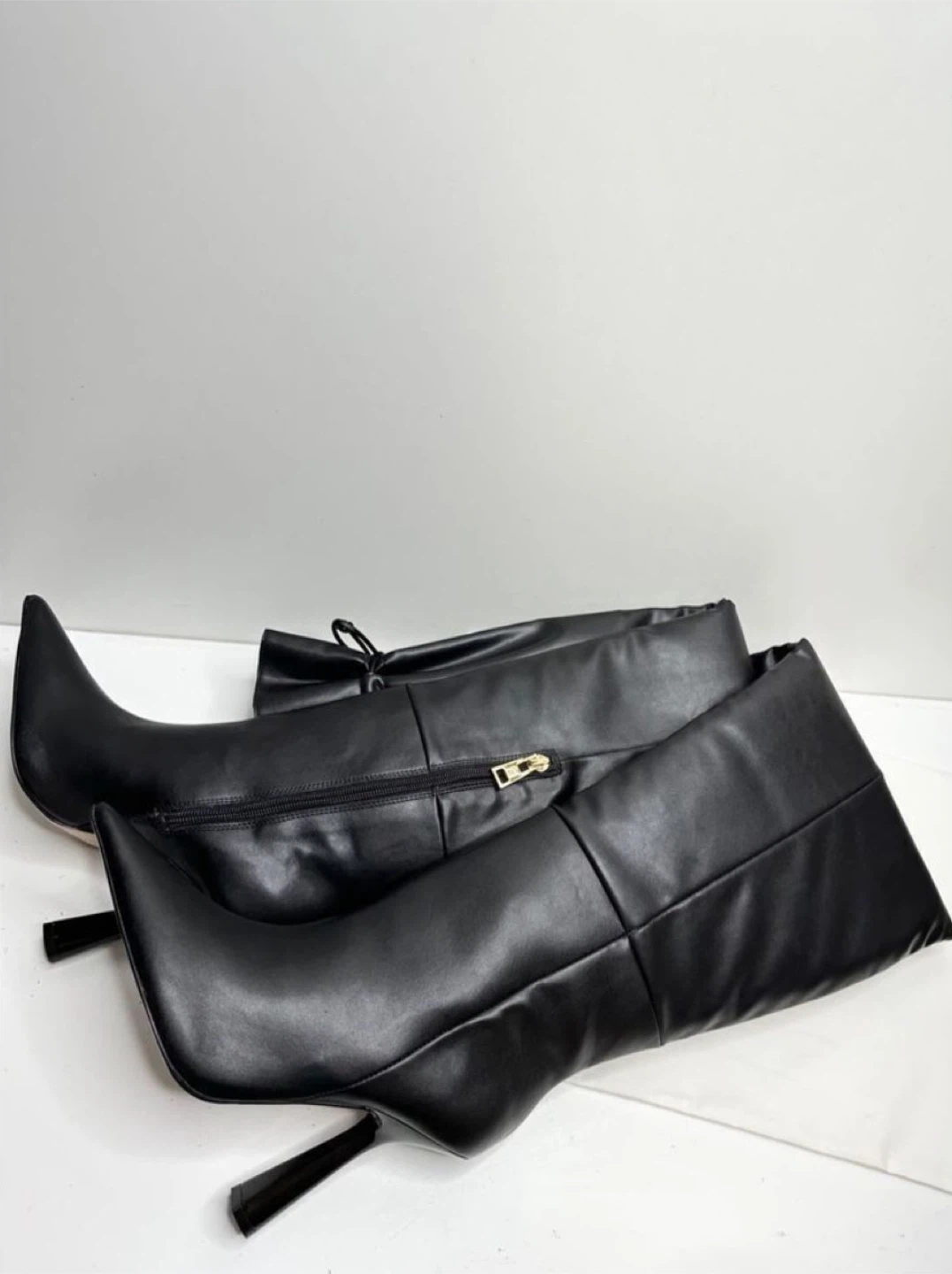 Good American Black Over-the-Knee Boots - Size 6.5 - photo 4