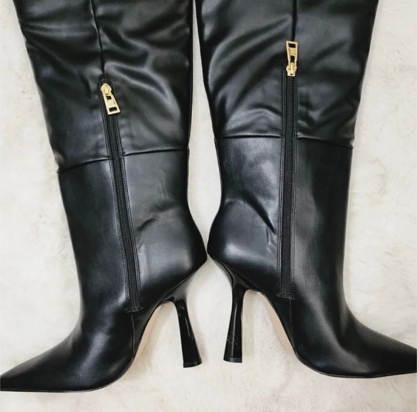 Good American Black Over-the-Knee Boots - Size 6.5 - photo 2