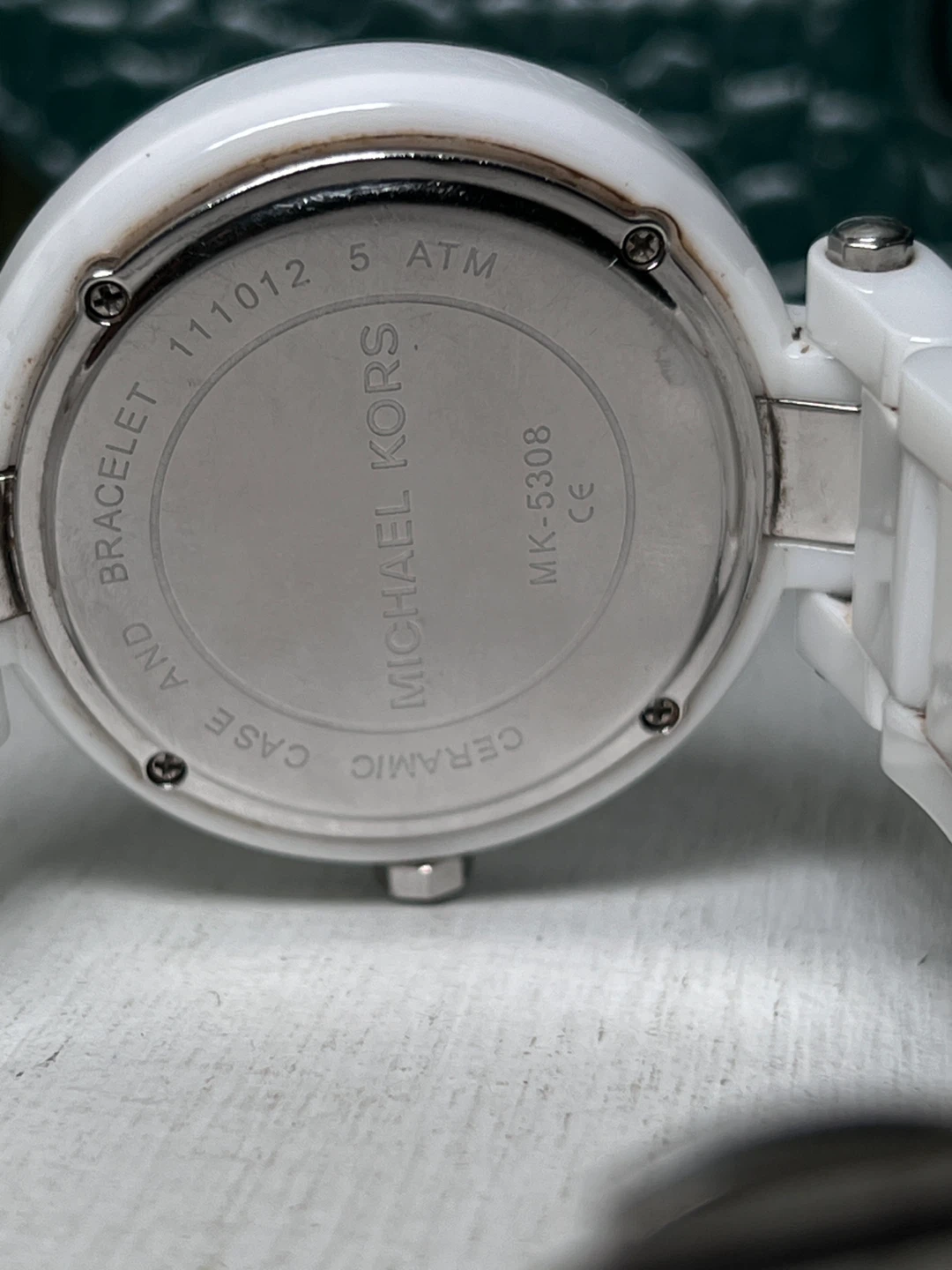 Michael Kors MK-5308 Ceramic White Watch with Box - photo 2