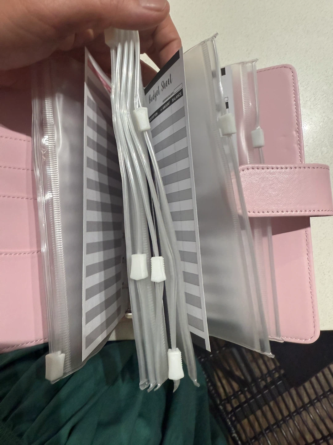 Pink Budget Binder with Sheets & Envelopes - photo 3