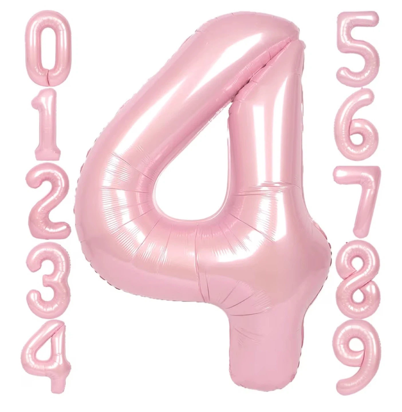 40” Pink Number 4 Balloon
