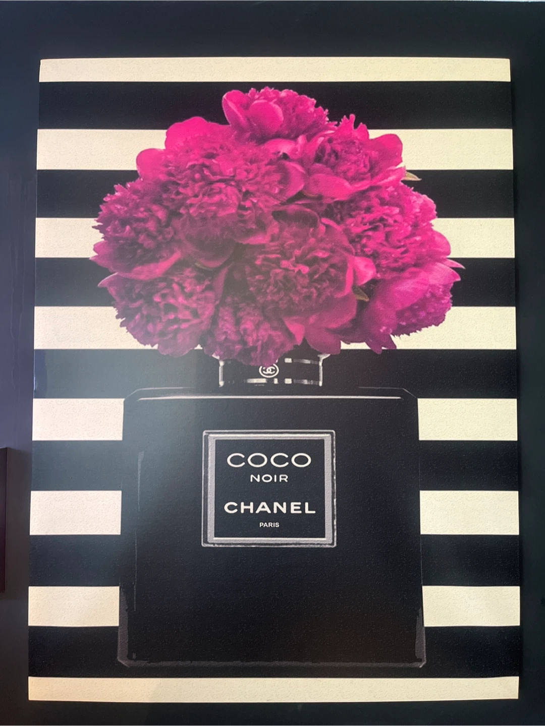 Chanel Coco Noir Perfume Bottle Art