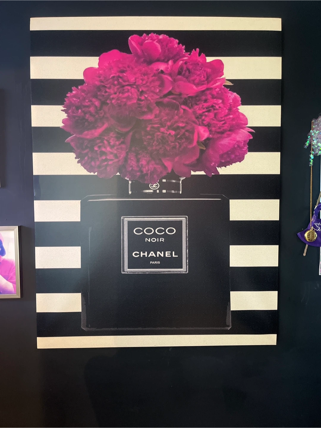 Chanel Coco Noir Perfume Bottle Art - photo 2