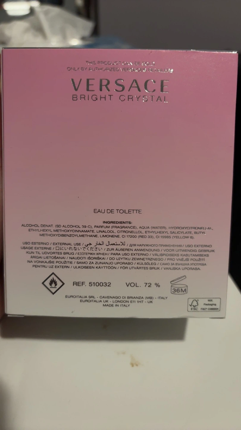 Versace Bright Crystal Eau de Toilette 90 mL - photo 4