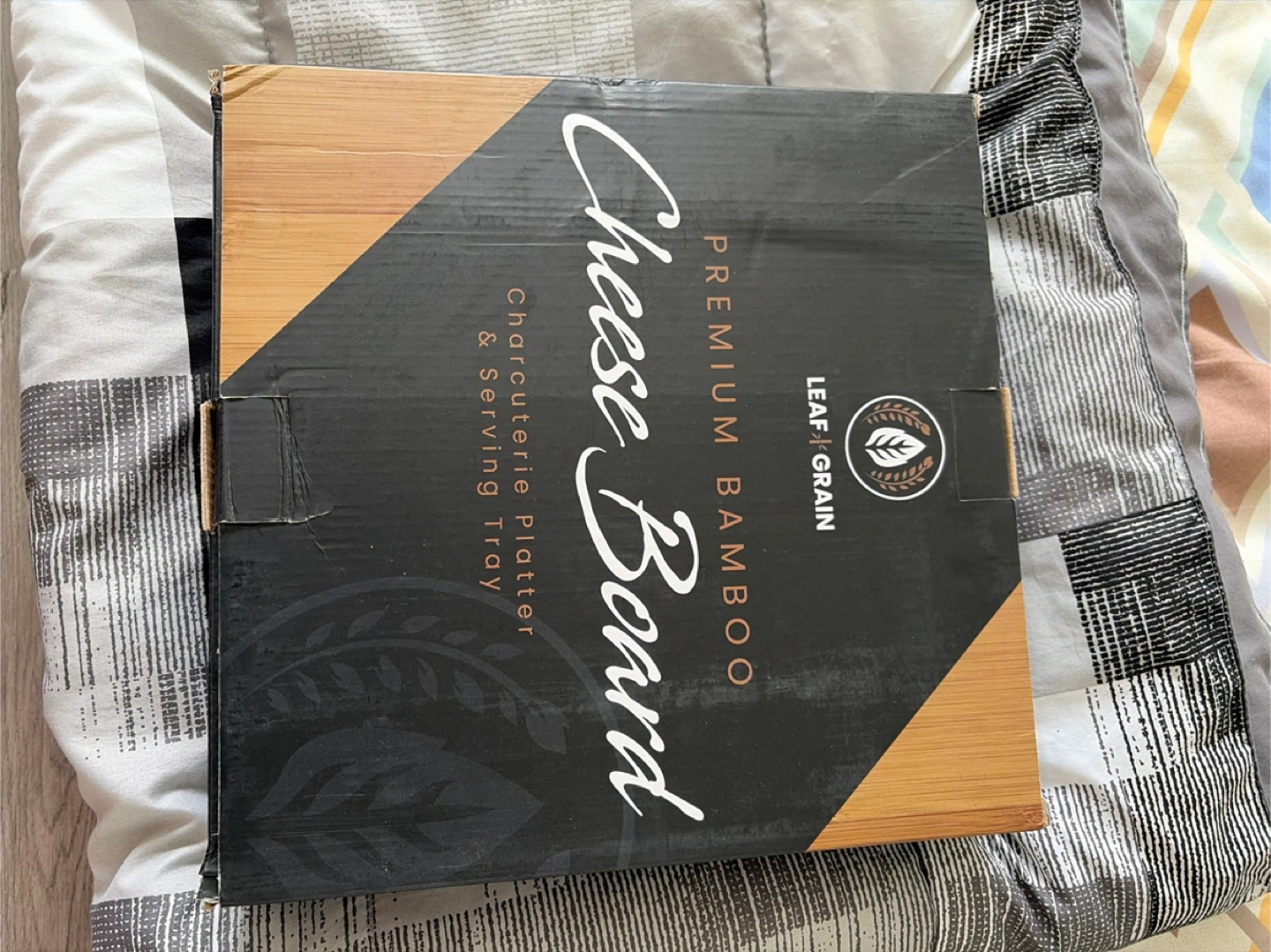 Leaf + Grain Premium Bamboo Cheese Board