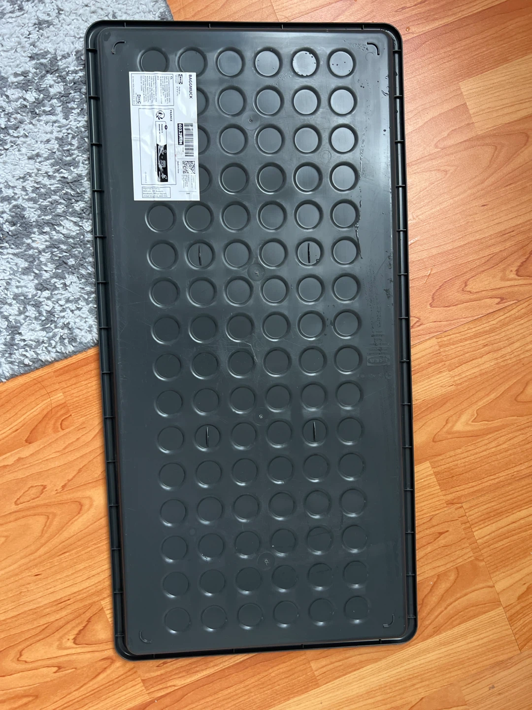 Ikea Baggmuck Shoe Tray - Black - photo 2