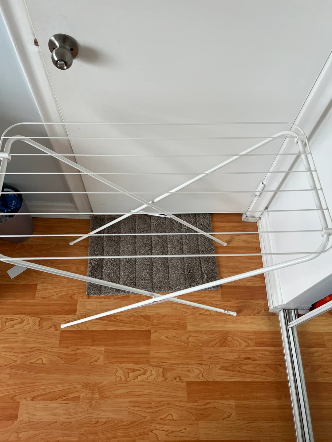 White Clothes Drying Rack - photo 2