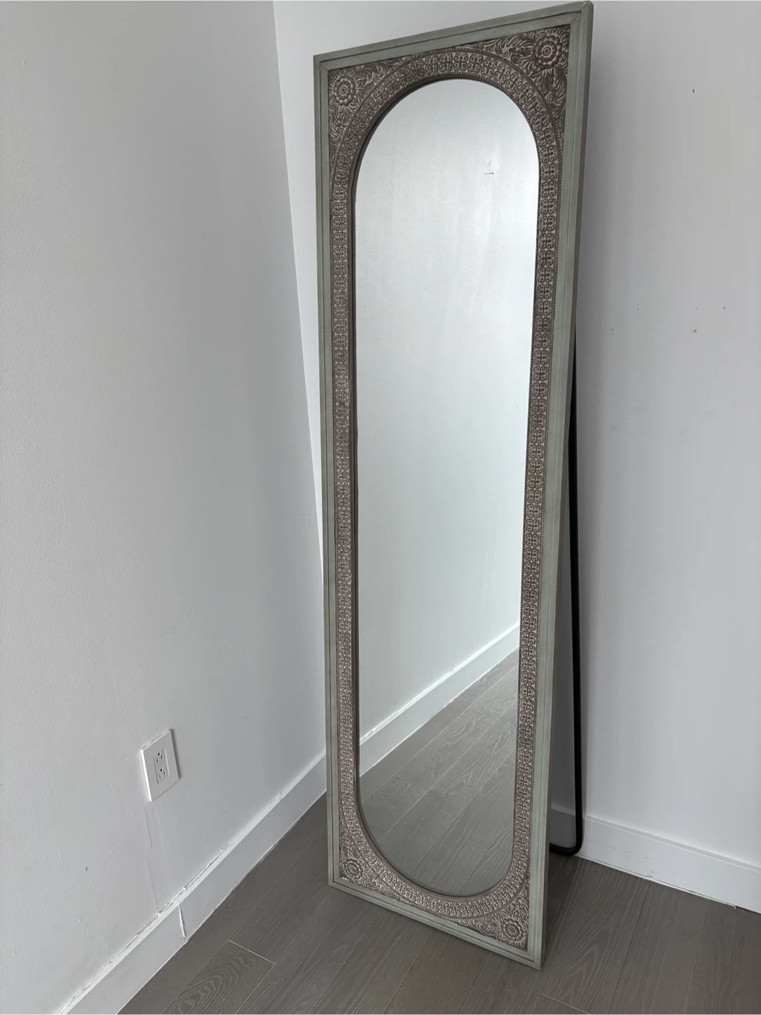 Ornate Full Length Mirror with Stand