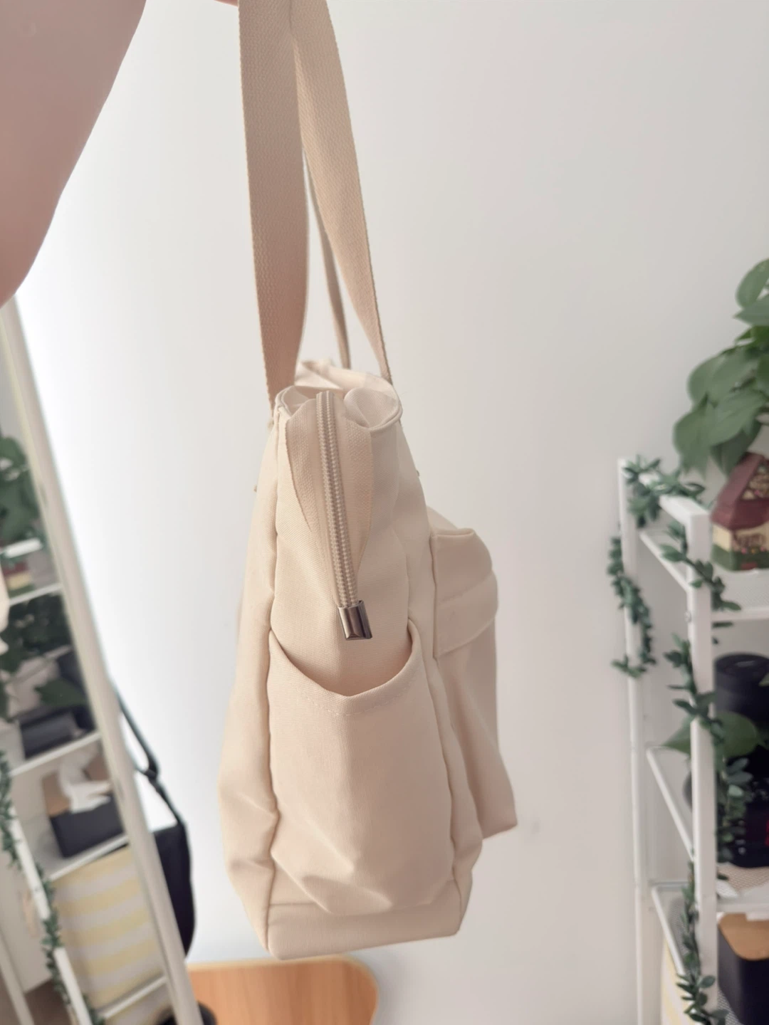 Beige Canvas Tote Bag 🥕 - photo 3