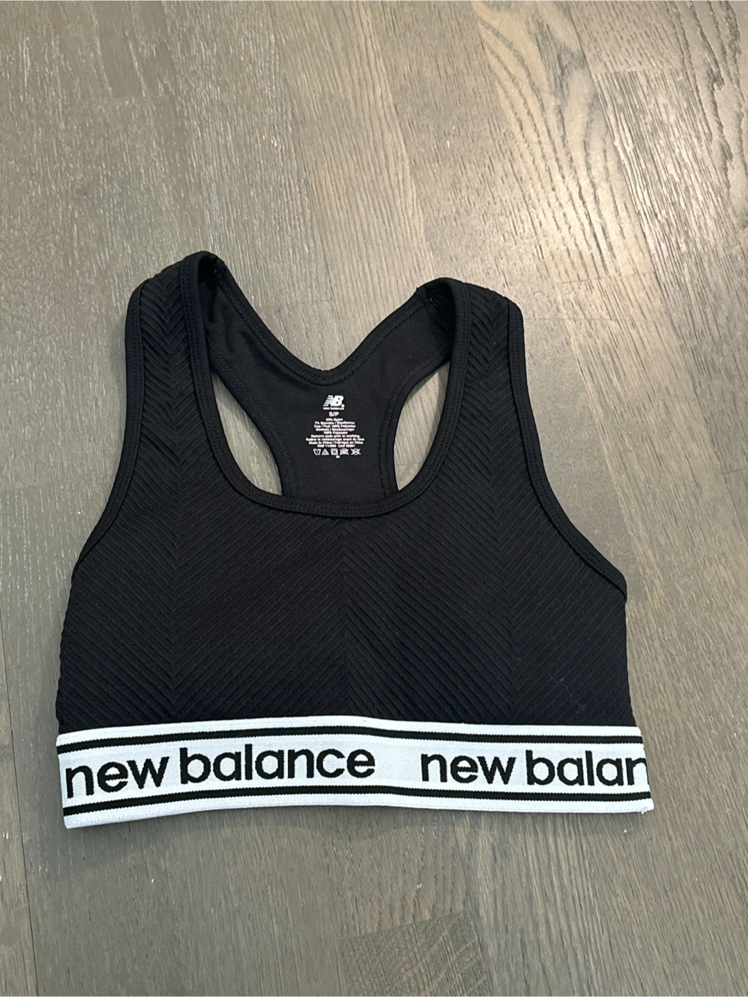 New Balance Black Sports Bra