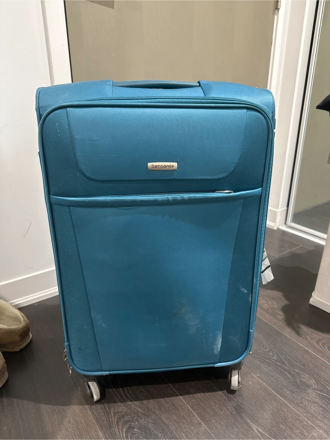 360 Wheel Samsonite Teal medium Suitcase - photo 4