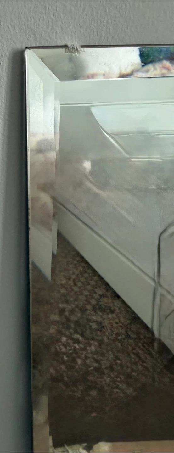 Large Frameless Mirror - photo 3