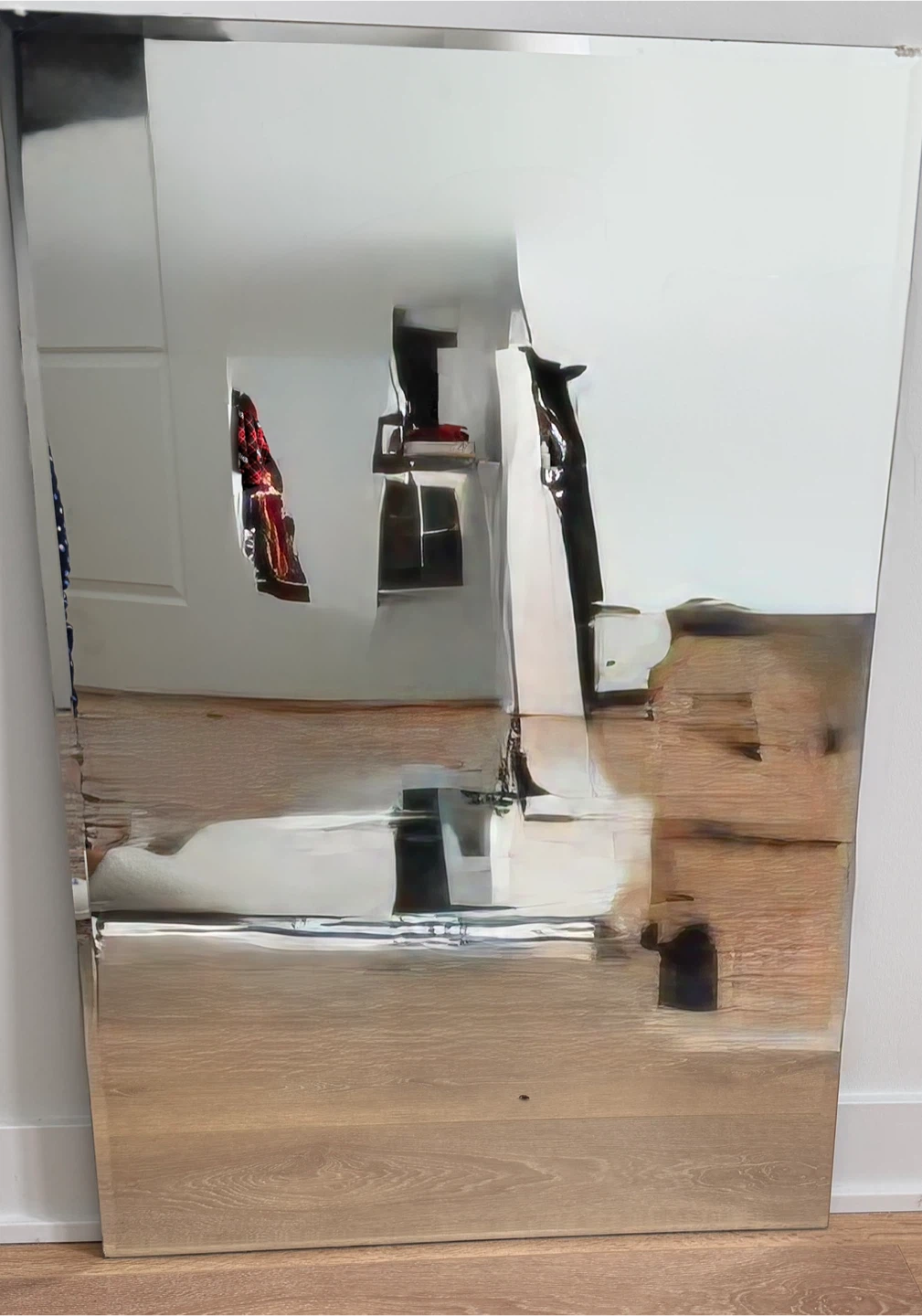 Large Frameless Mirror - photo 4