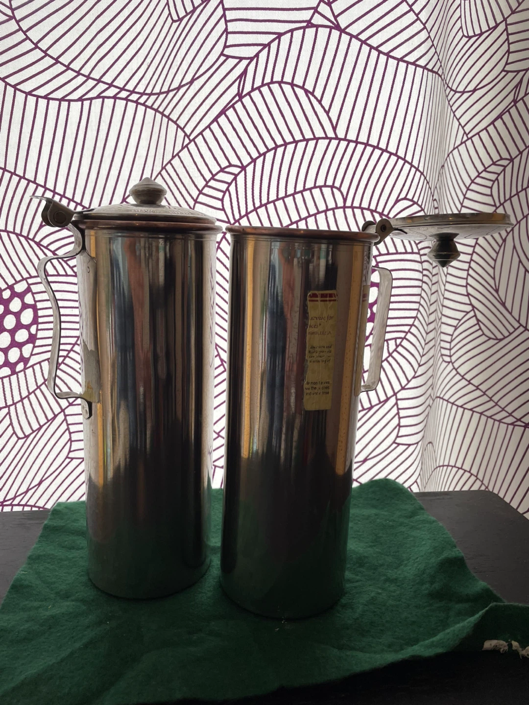 Copper and Stainless steel jug
