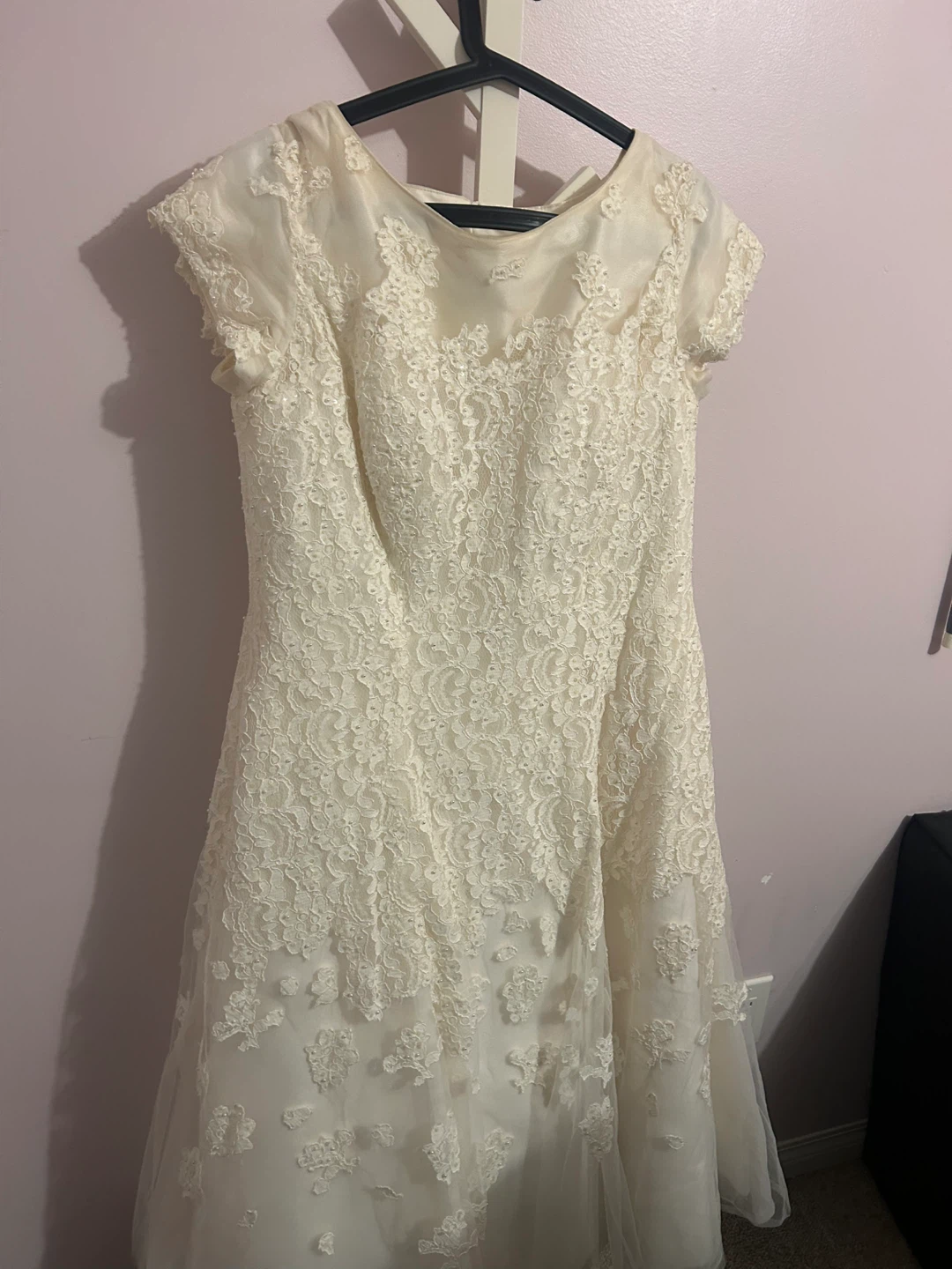 Oleg Cassini Ivory Dress - Size 16W - photo 2