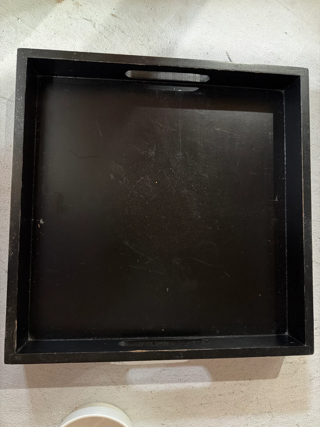 Wooden Serving Tray with Ceramic Dishes - photo 2
