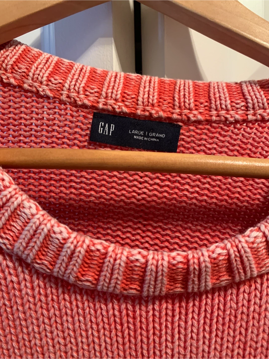 GAP Red Cotton Blend Sweater - photo 2