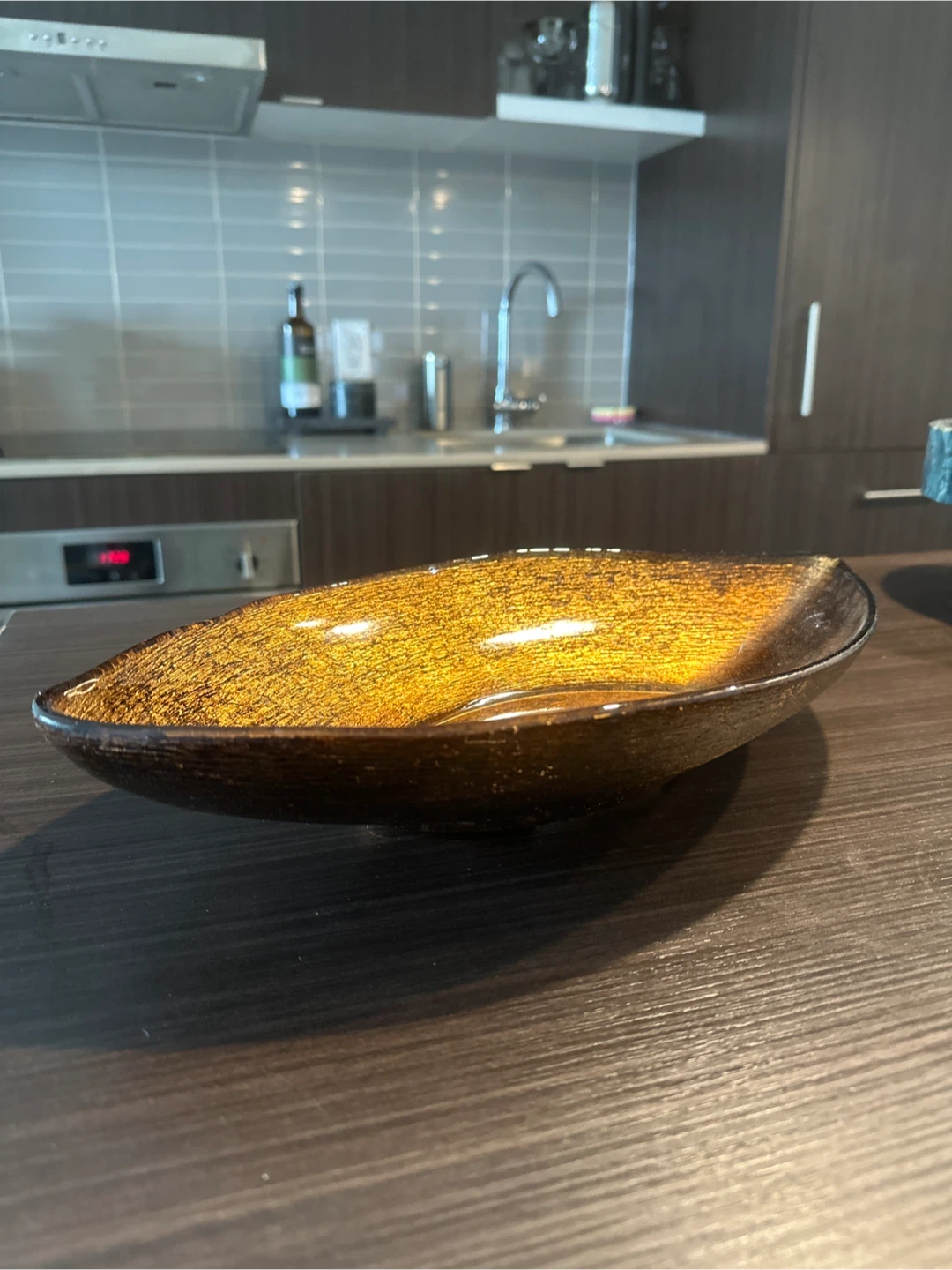 Decorative Gold Leaf-Shaped Bowl - photo 2