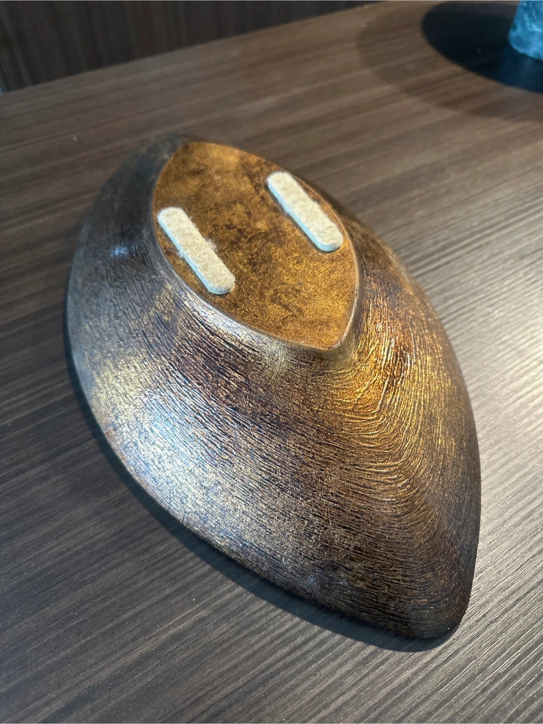 Decorative Gold Leaf-Shaped Bowl - photo 3