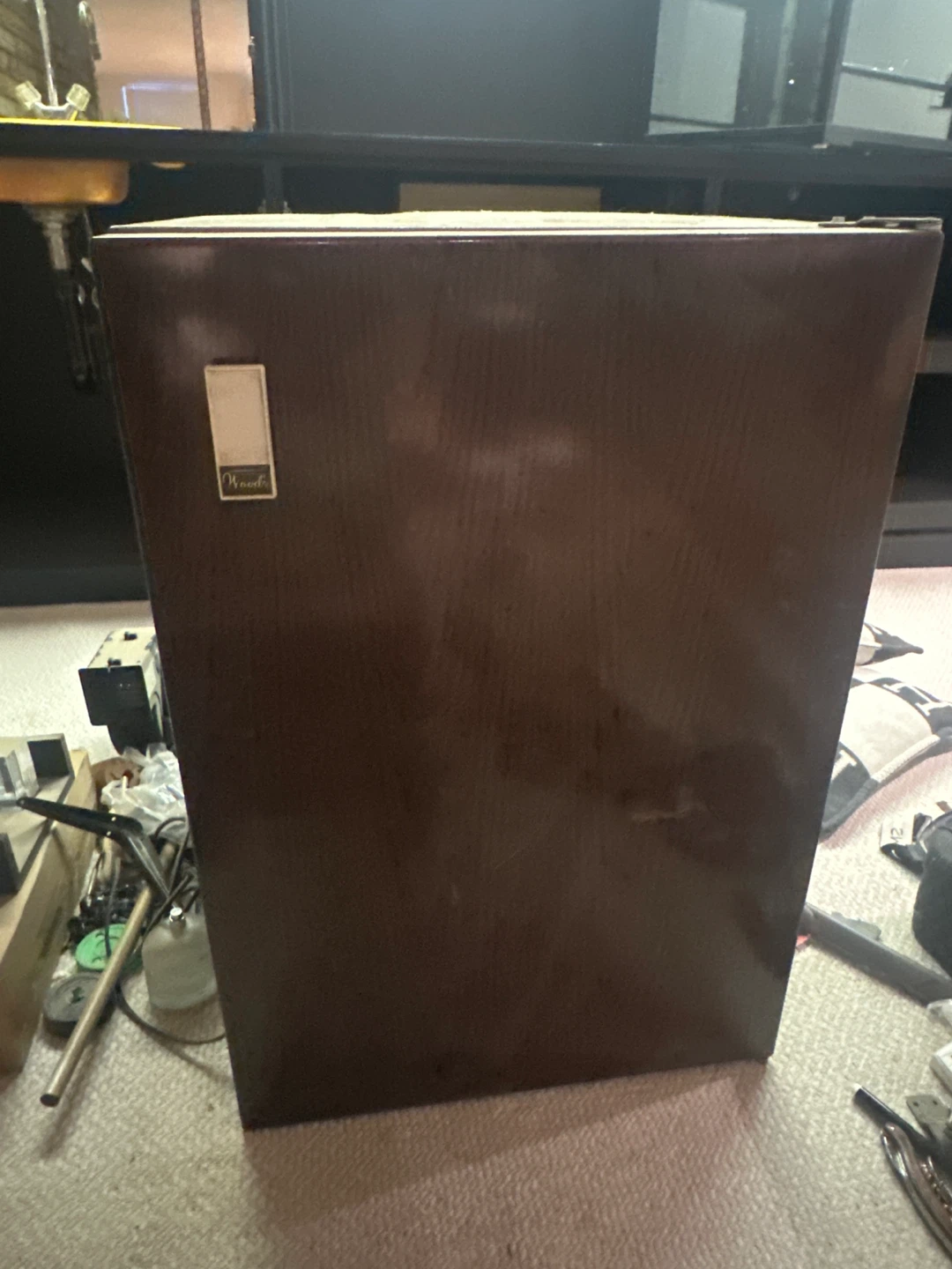 Vintage mini fridge