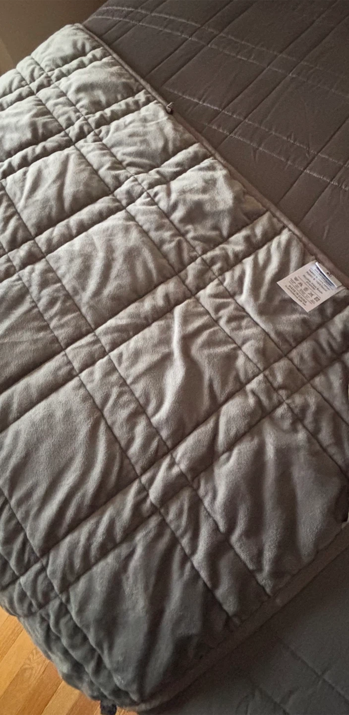 King Size 15lb Weighted Blanket – Cooling & Plush - photo 4