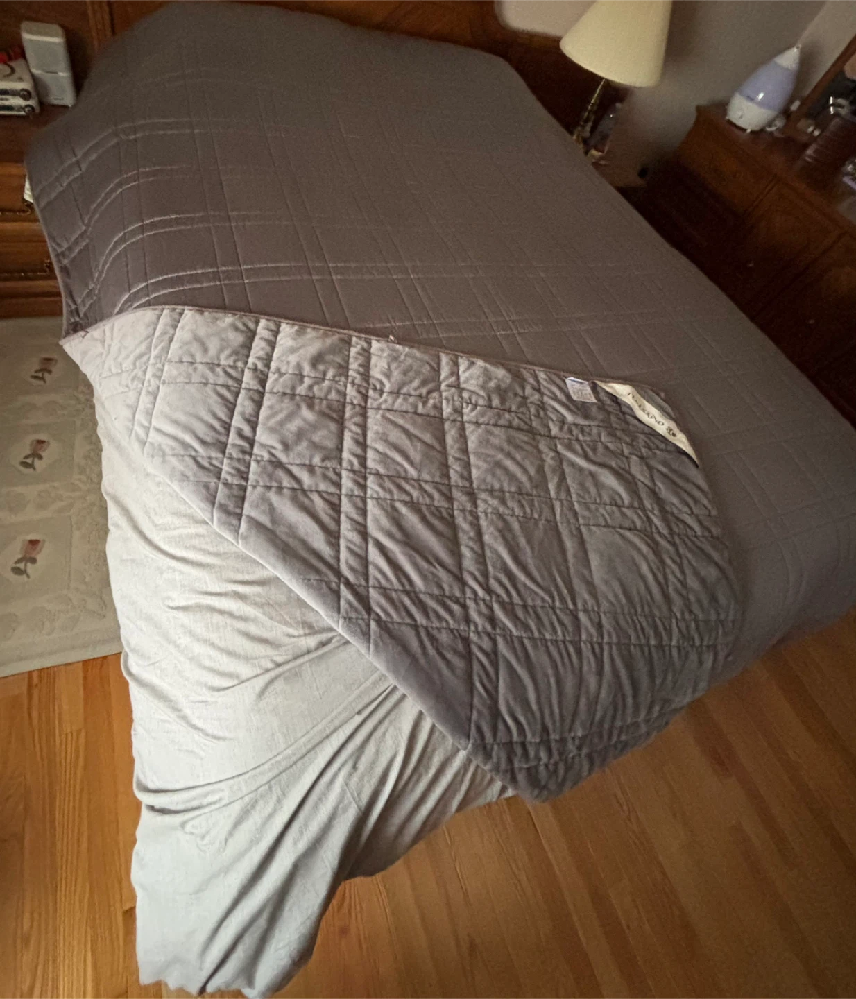 King Size 15lb Weighted Blanket – Cooling & Plush