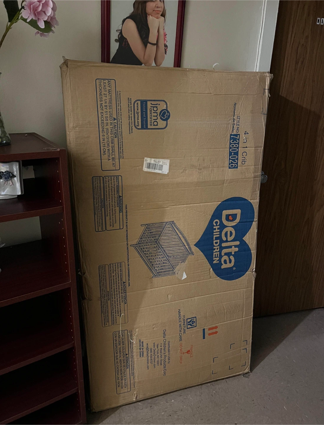 Delta Children Emery 4-in-1 Convertible Baby Crib
