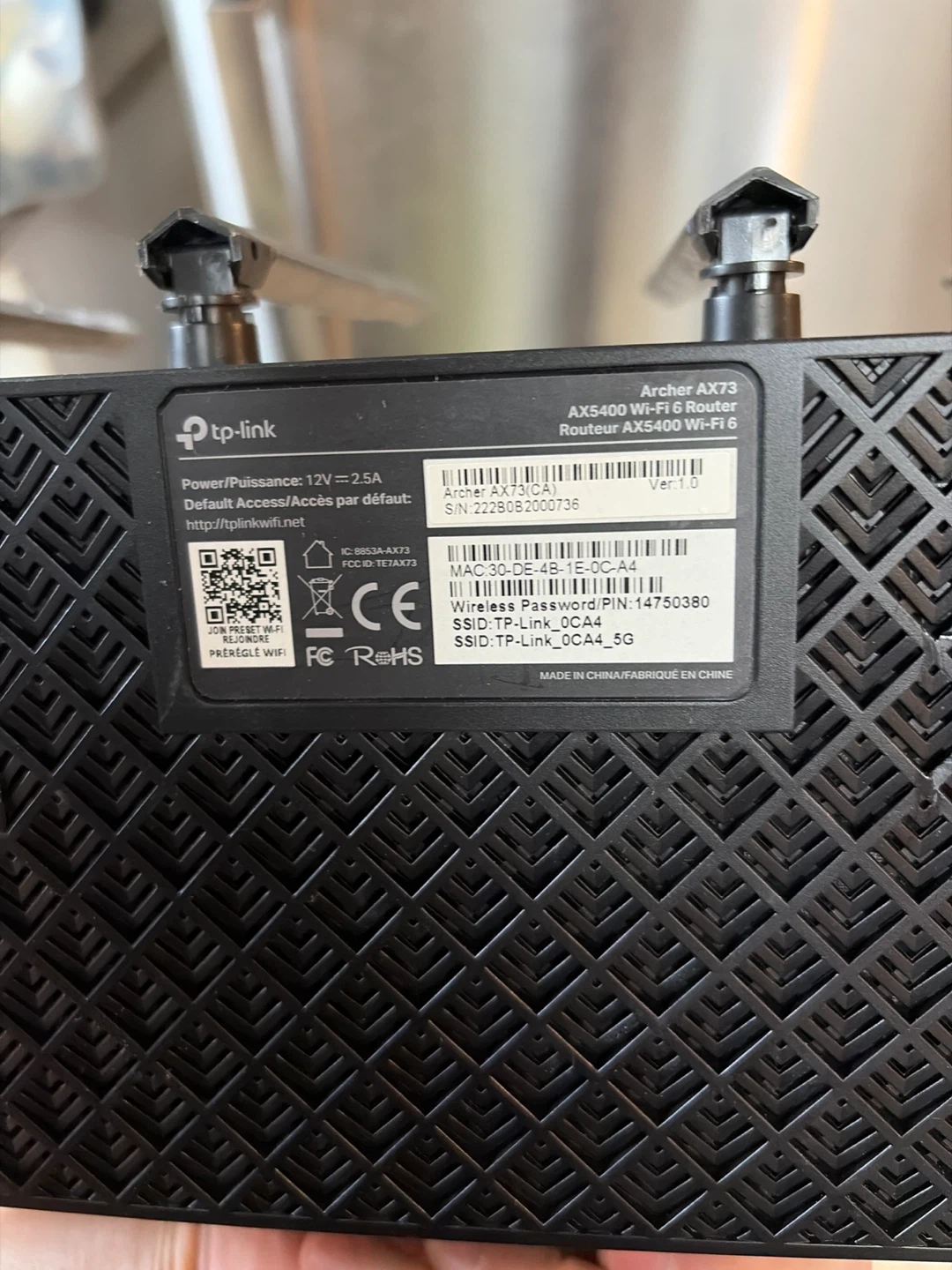 TP-Link Archer AX73 AX5400 WiFi 6 Router - photo 4