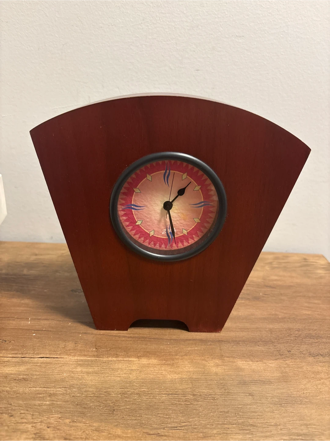 Vintage Wooden Tabletop Clock