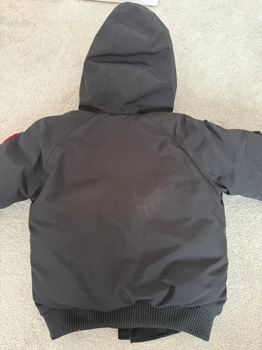Kids Canada Goose Jacket - Black, Size S 7-8 - photo 3